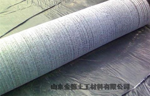 200丝厚黑膜资阳国标复合防水毯4200克膨润土毯